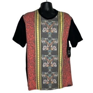 NWT Rook Short Sleeve Rottweiler Fashion T-Shirt (Size:L, Color:Blaxk/Multi)